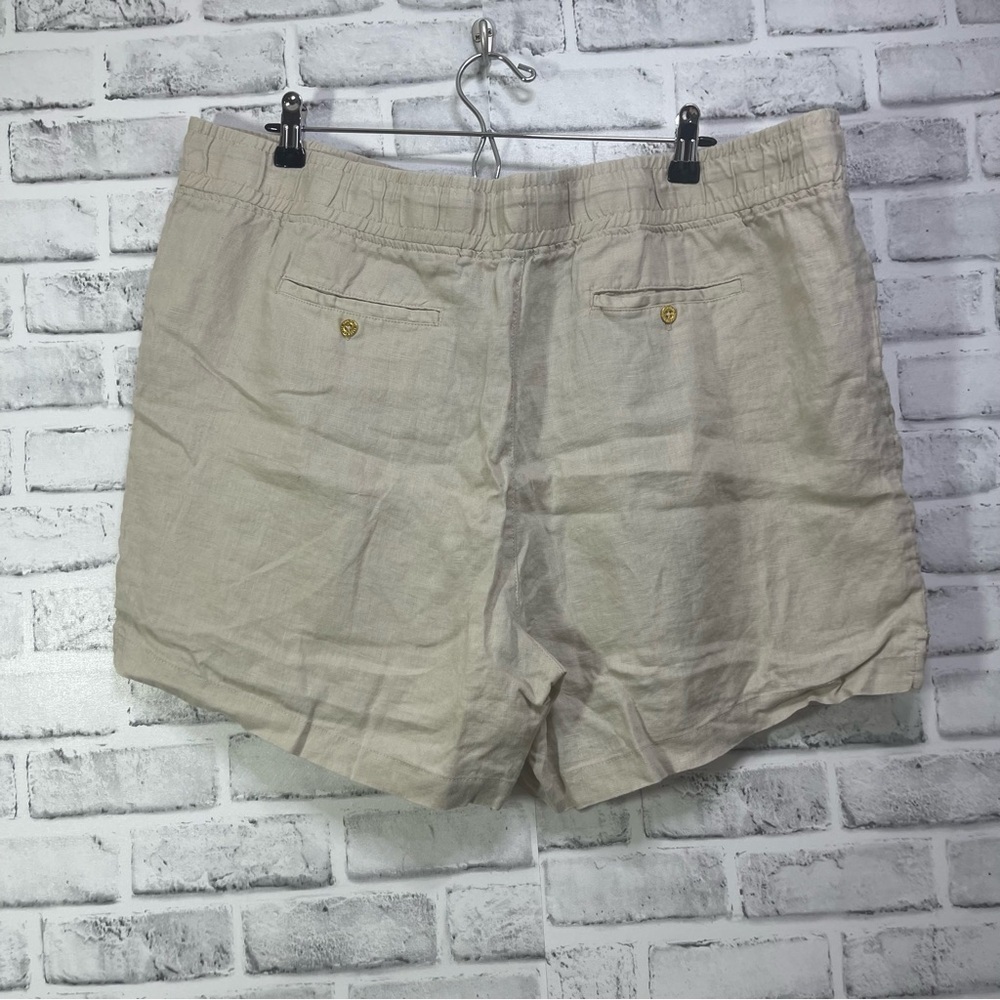 Company by Ellen Tracy Linen Pull On Shorts XXL - Picture 4 of 7